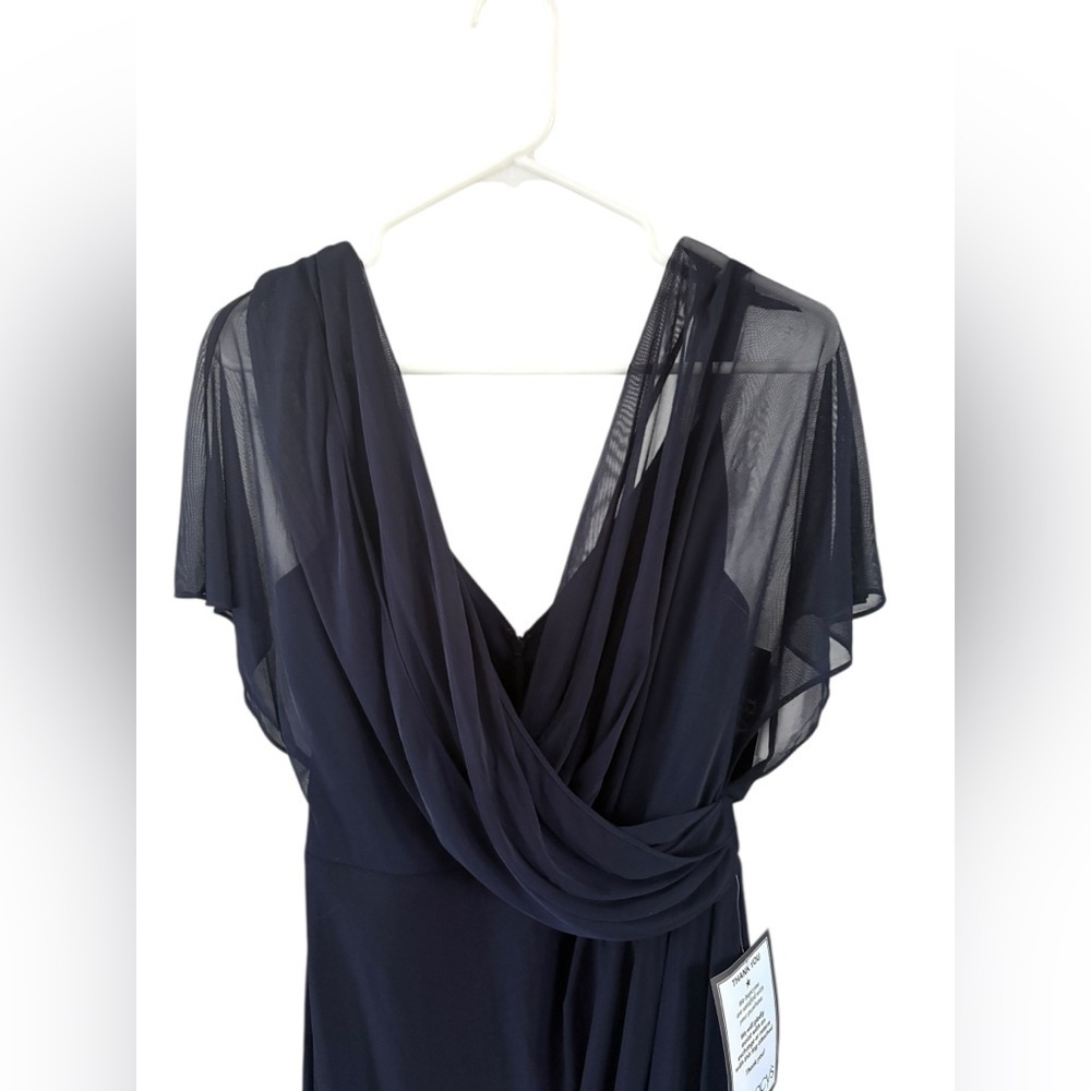 Betsy & Adam Navy Blue Maxi Dress - Picture 6 of 12